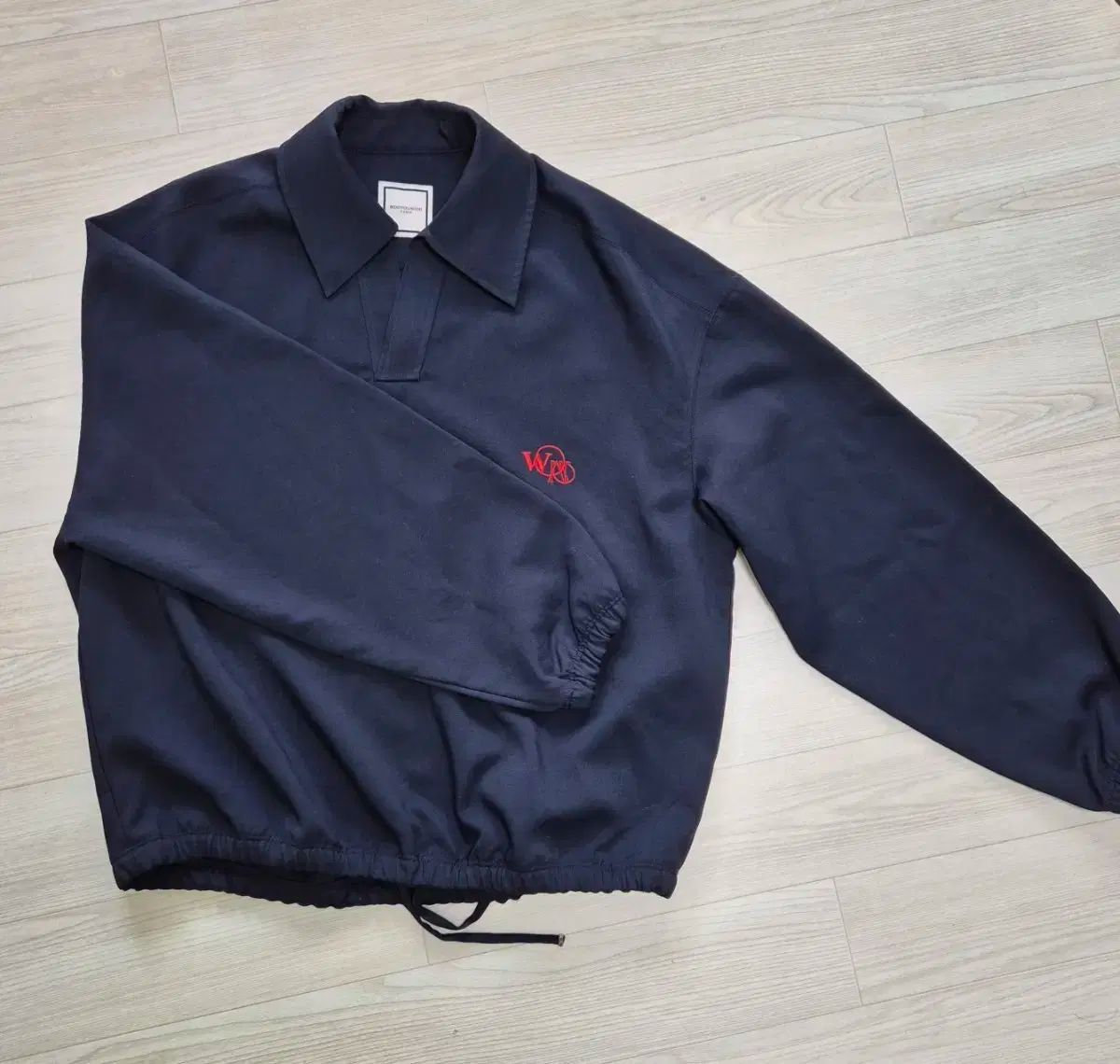 ウーヨンミ ネイビー ポロ カラ Tシャツ 48