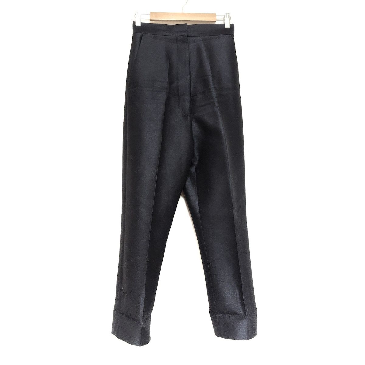 CELINE セリーヌ パンツ サイズ34 S レディース - 黒×白 フルレングス