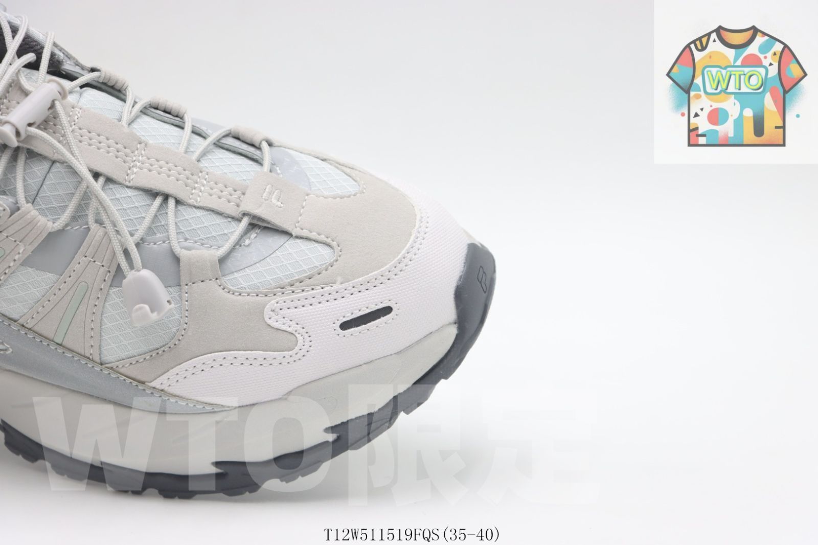 クランキースニーカー グレー