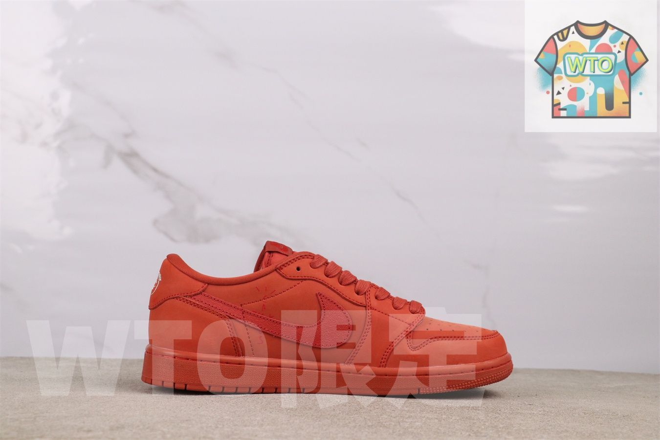 今日 Jordan エアジョーダン aj 1 Low OG SP SJ 2068-898 ローカット レッド リバースフック-WTO輸入2