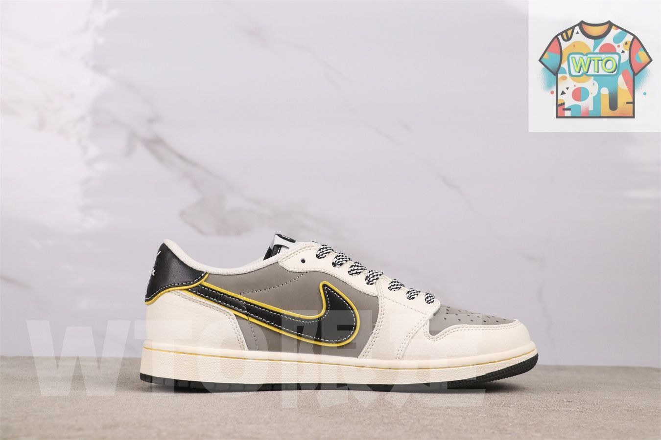 WTO通販 Air Jordan エアジョーダン aj 1 avis Scott x Fragment Design Low XX 3168-162-WTO輸入-QDT 64