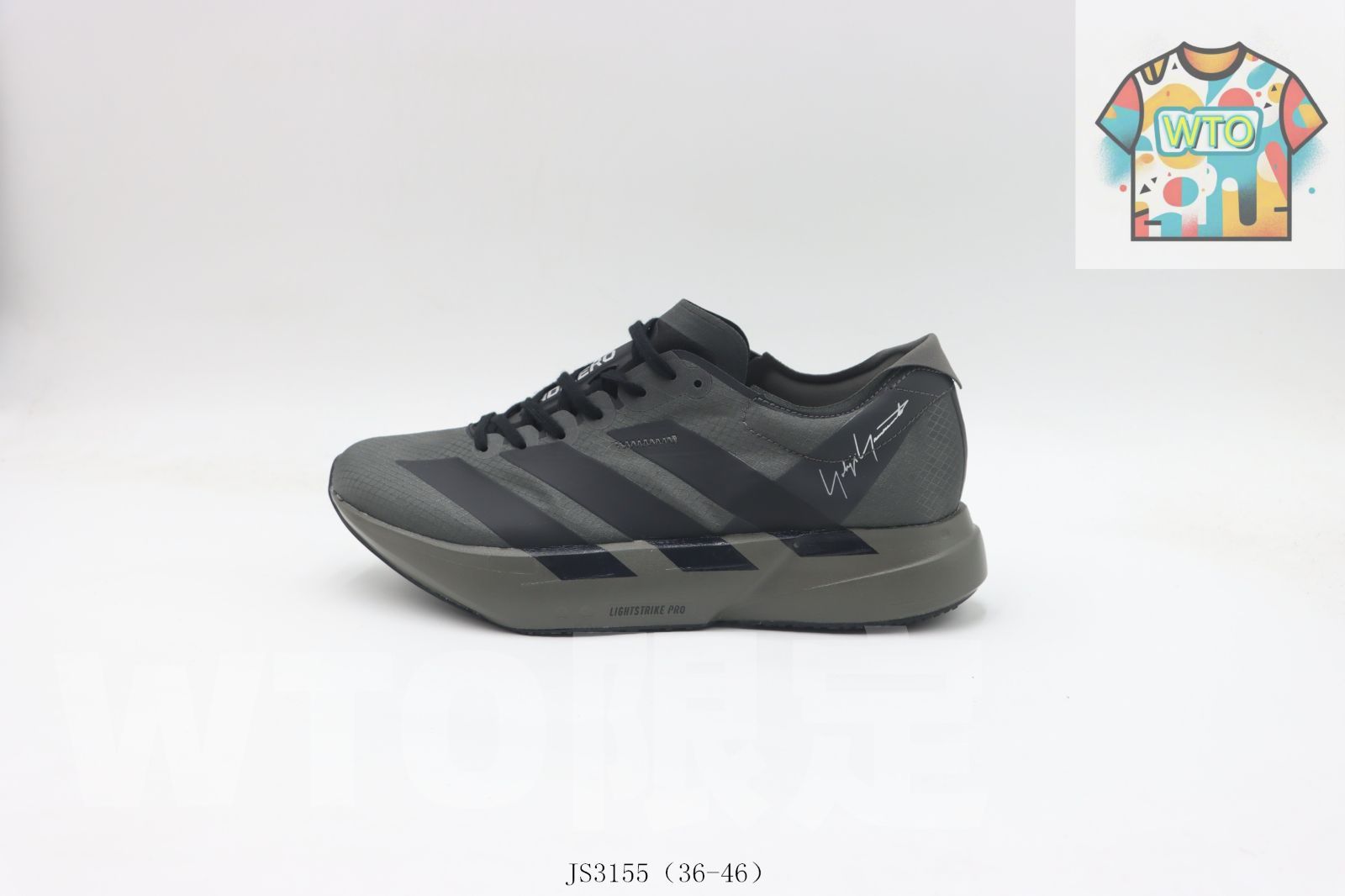 WTO通販 Adidas アディダス アディダスランニングシューズ ダークグレー JS 3155-WTO輸入-THE 81