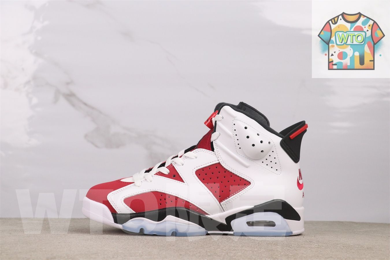 WTO通販 Air Jordan エアジョーダン AJ 6 Carmine カーマイン CT 8529-106-WTO輸入-WQN 37