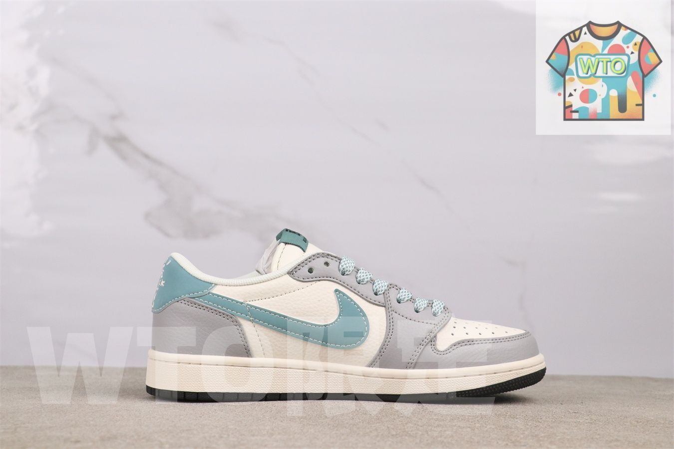 今日 Jordan エアジョーダン aj 1 Low XF 8698-072 白灰-WTO輸入2