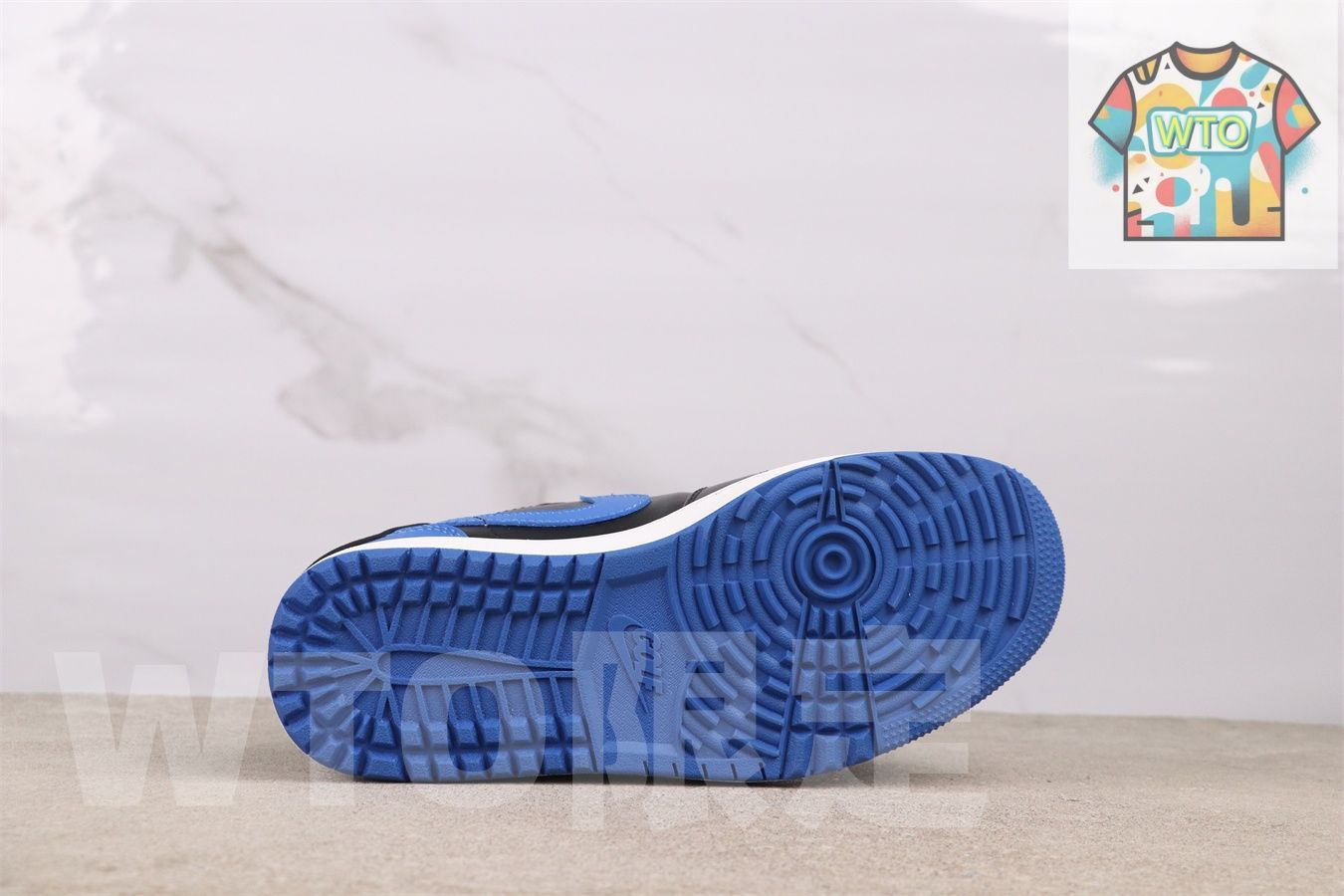  今日 Jordan エアジョーダン AJ 1 Mule FJ 1214-002 黒藍-WTO輸入2 スニーカー 靴