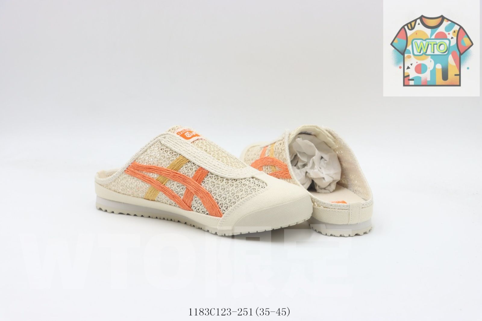 サミードレス ホワイトオレンジ