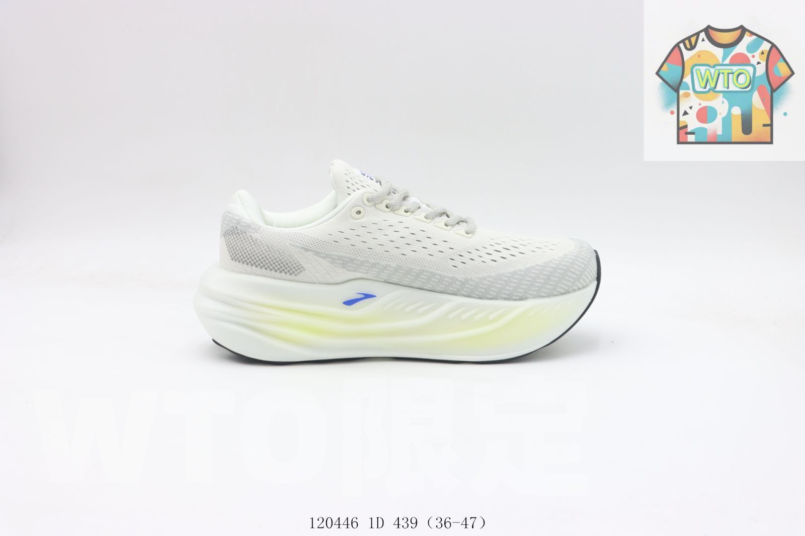 WTO通販 ブルックス Brooks のスニーカー ホワイトブラック 20446 1 D 439-WTO輸入-DYU 24