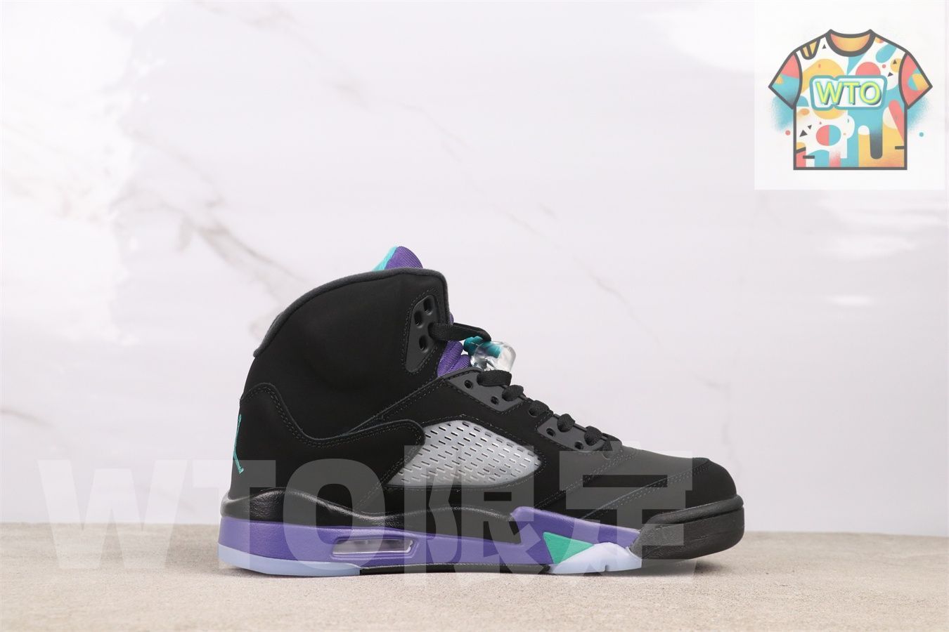 今日 Air Jordan エア ジョーダン AJ5 136027-007 ブラックグレープ