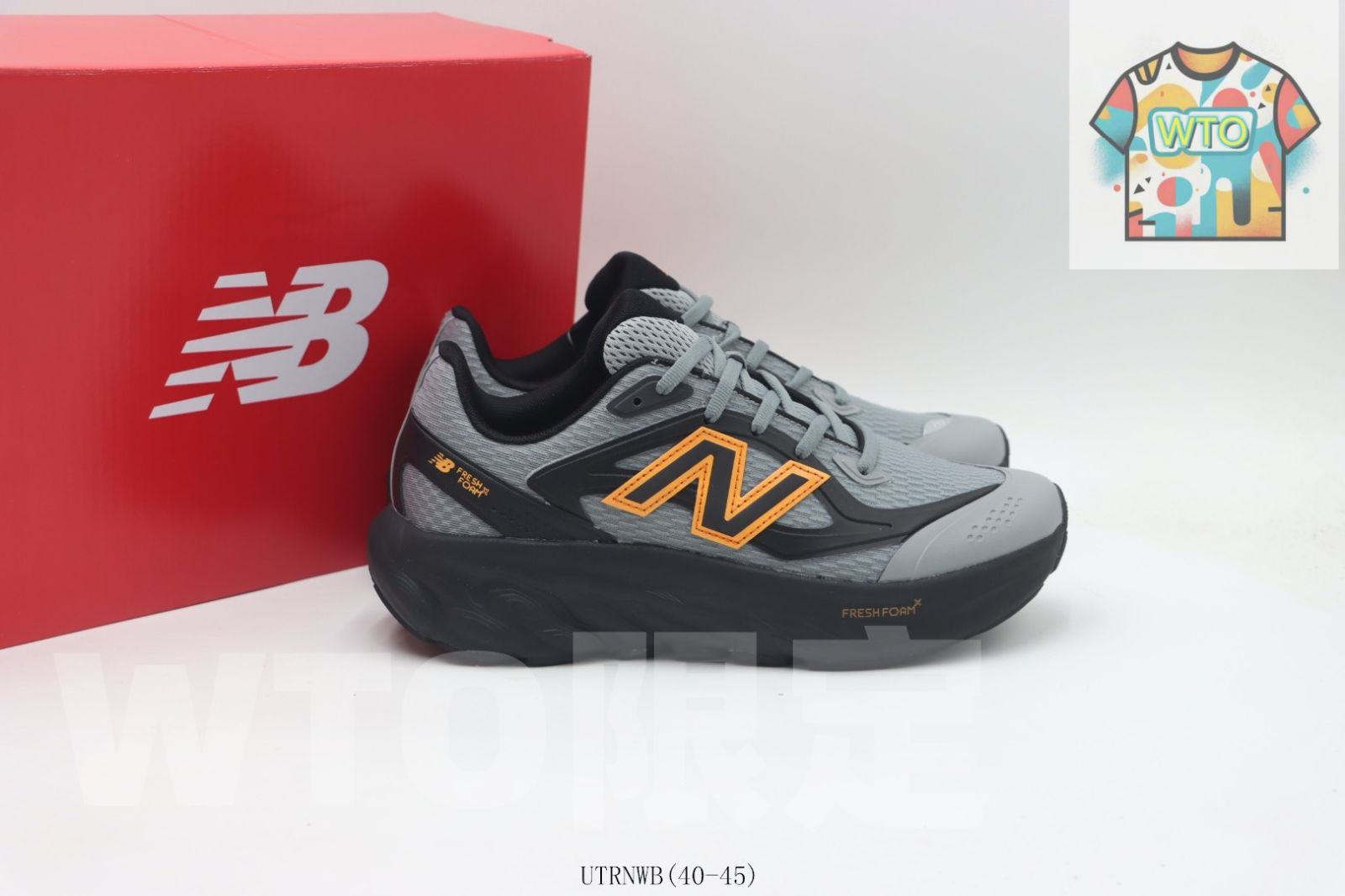 今日 New Balance ニューバランス ブラックグレーオレンジ UTRNWB ODELLYA_COM