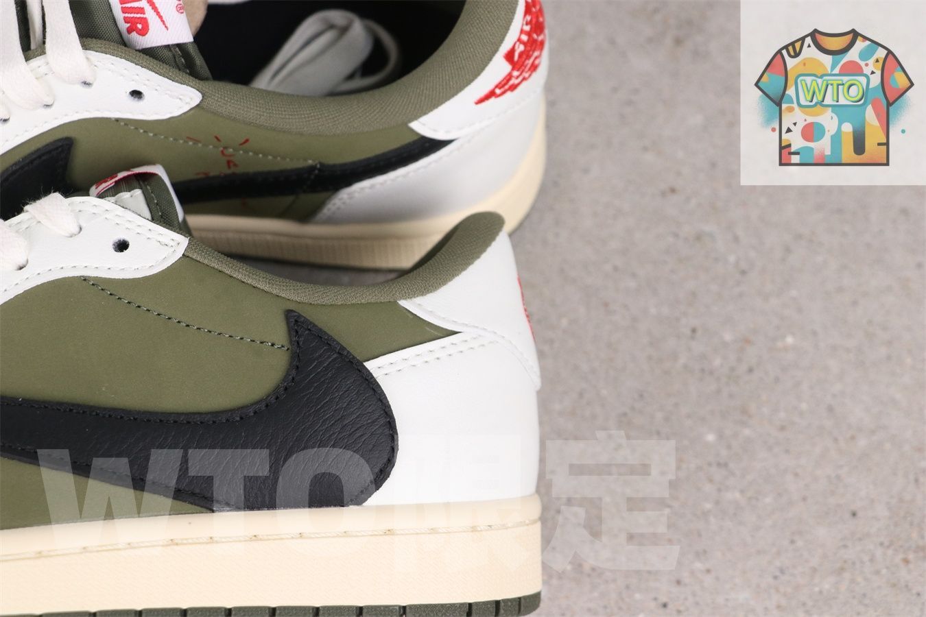  WTO通販 Air Jordan エアジョーダン aj 1 Travis Scott x Low DM 7866-20-WTO輸入-AEY 45 スニーカー 靴