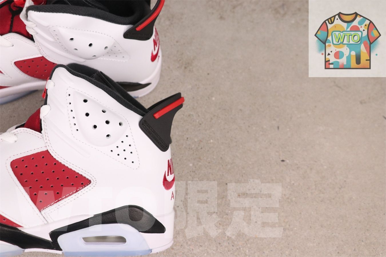  WTO通販 Air Jordan エアジョーダン AJ 6 Carmine カーマイン CT 8529-106-WTO輸入-WQN 37 スニーカー 靴