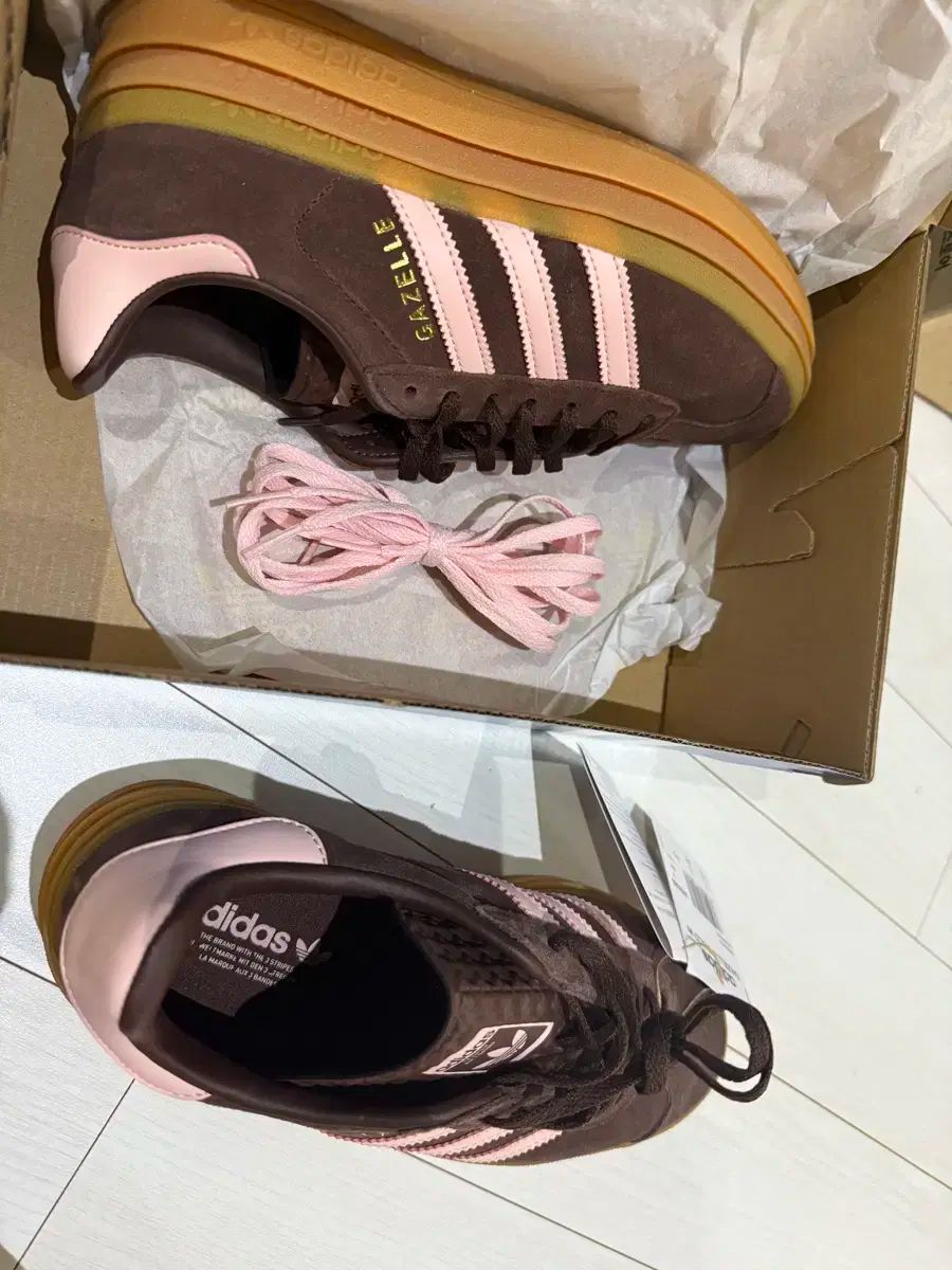 アディダス ガゼル ボールド アーバン アイシー ピンク ブラウン