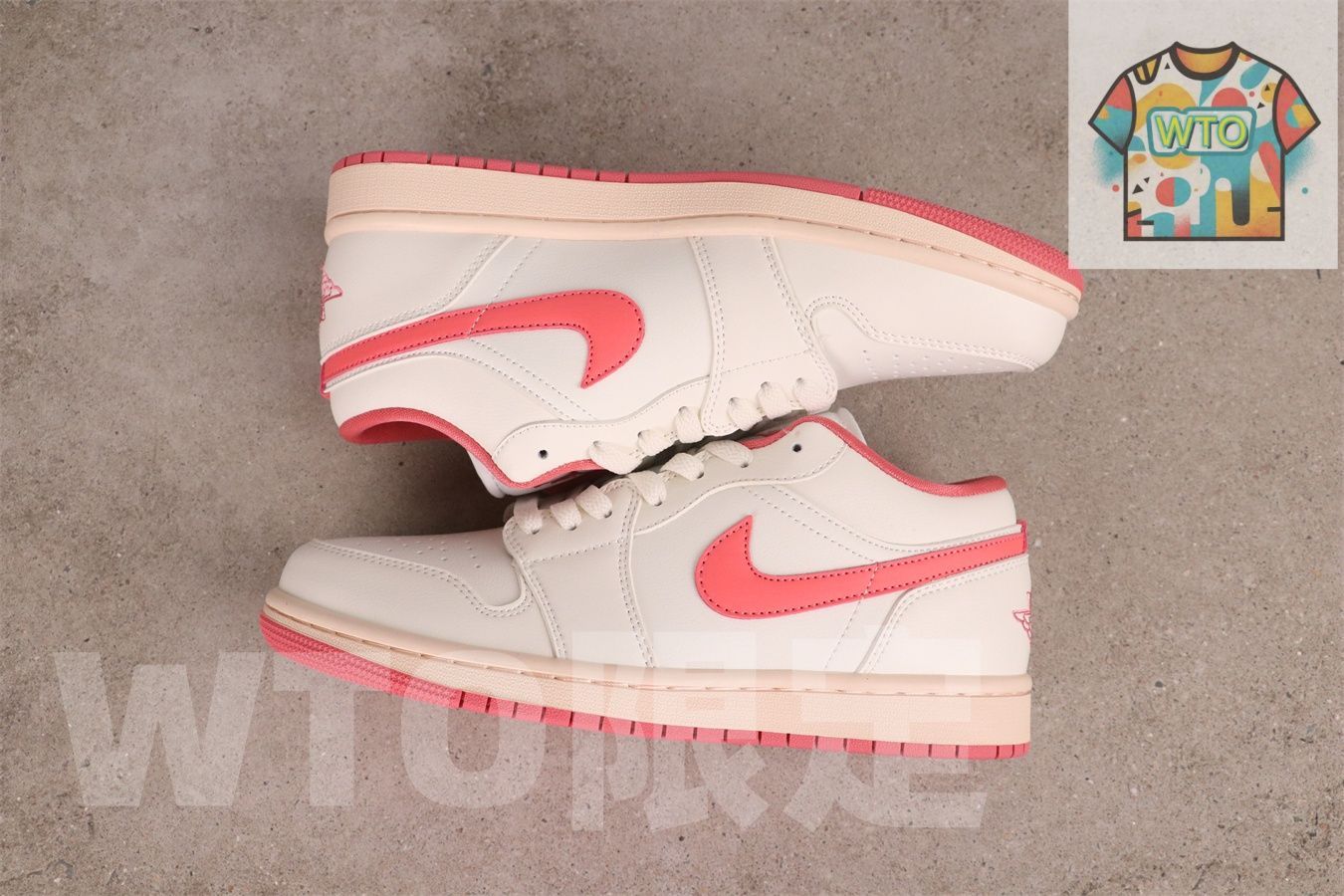 今日 Jordan エアジョーダン aj1 エアジョーダン 1 Low DC0774-109 ローカット 白ピンク MERCADOAVALIA_COM_BR