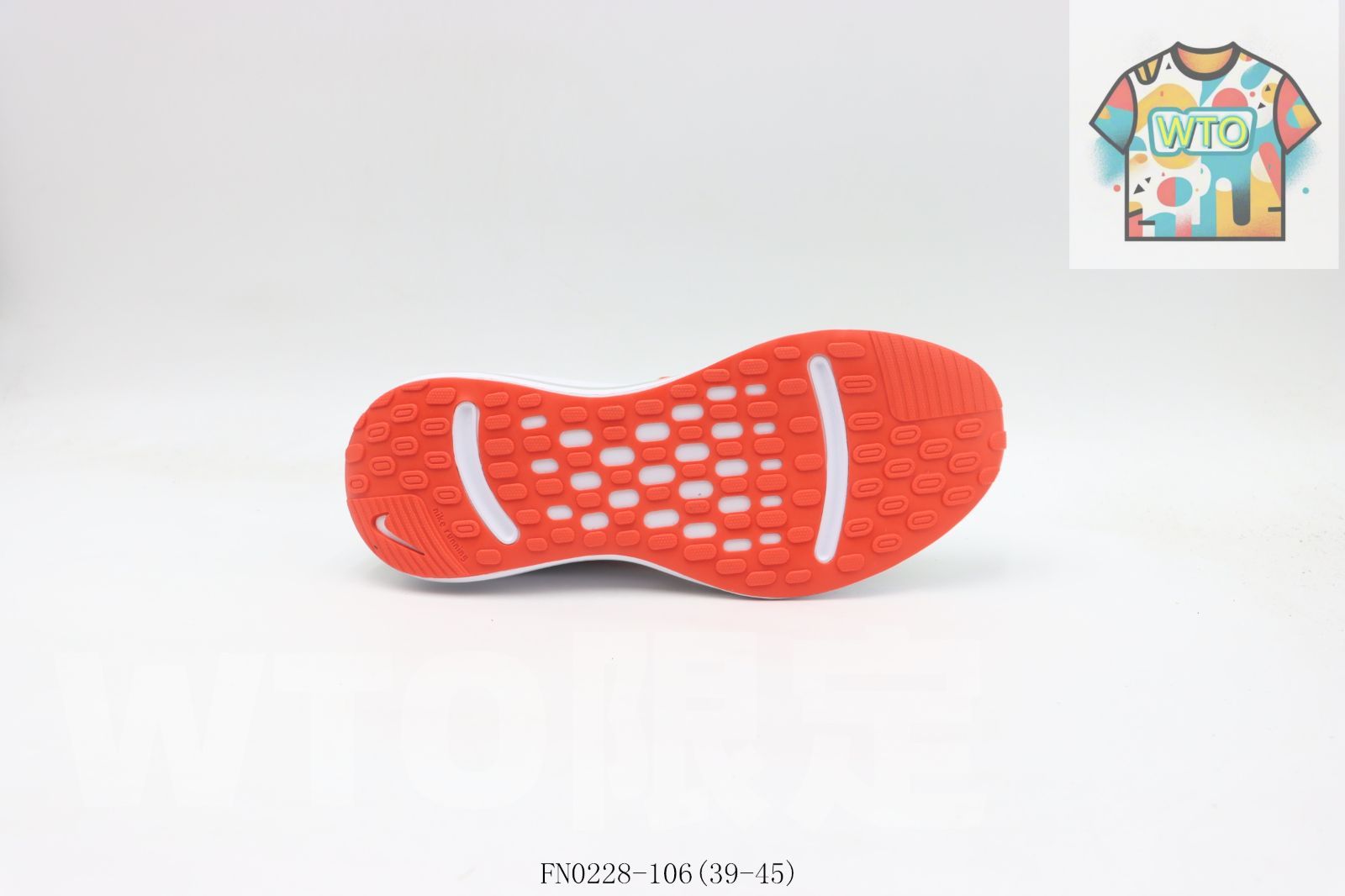 ランニングシューズ ホワイトレッド