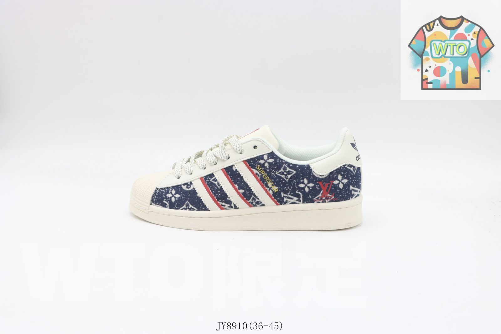 WTO通販 Adidas アディダス クローバーシェルトゥースケートシューズ ホワイトブルー lvJY 8910-WTO輸入-OKB 61