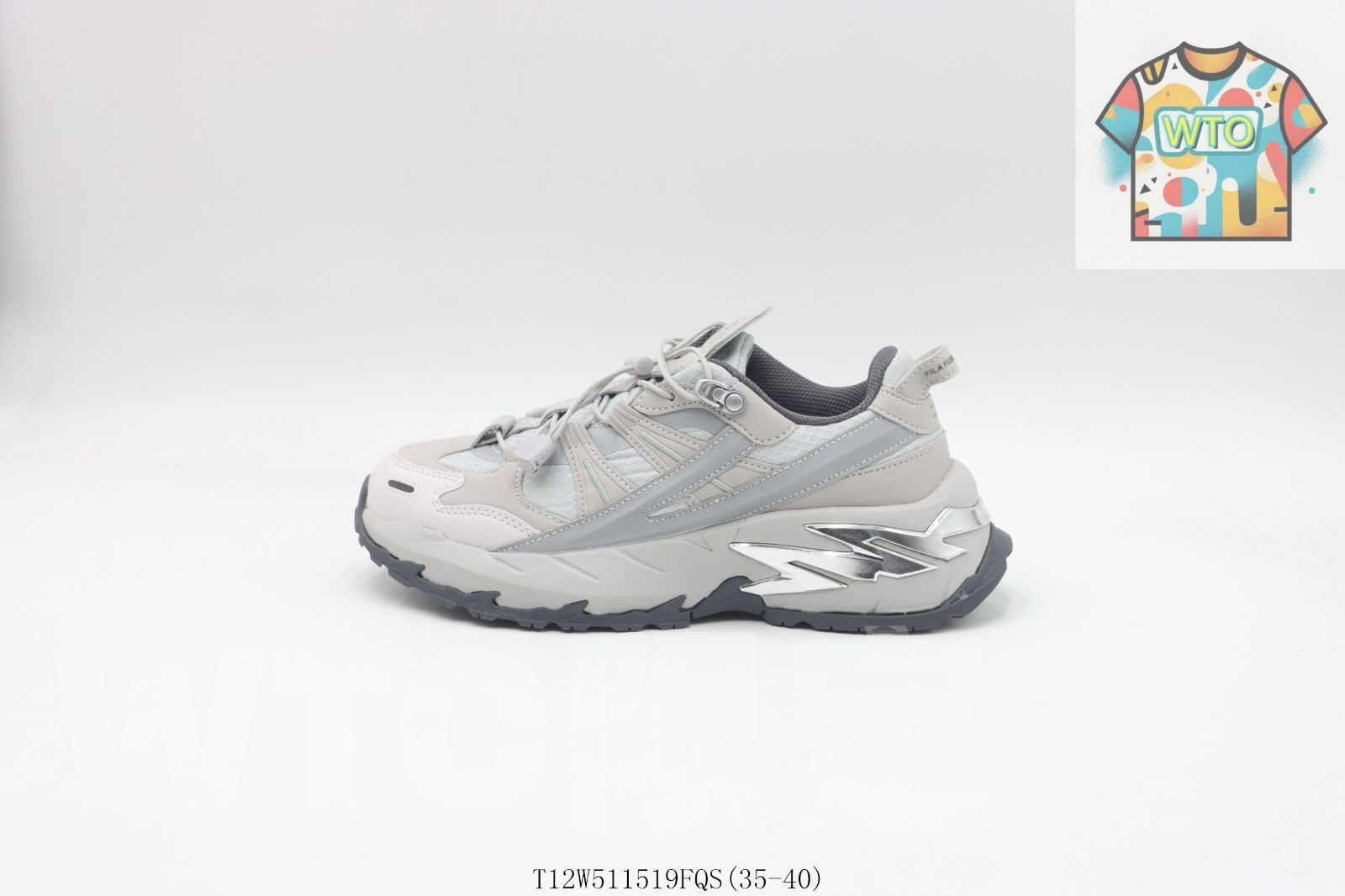 WTO通販 FILA フィラ クランキースニーカー グレー WTO輸入 IPG 51