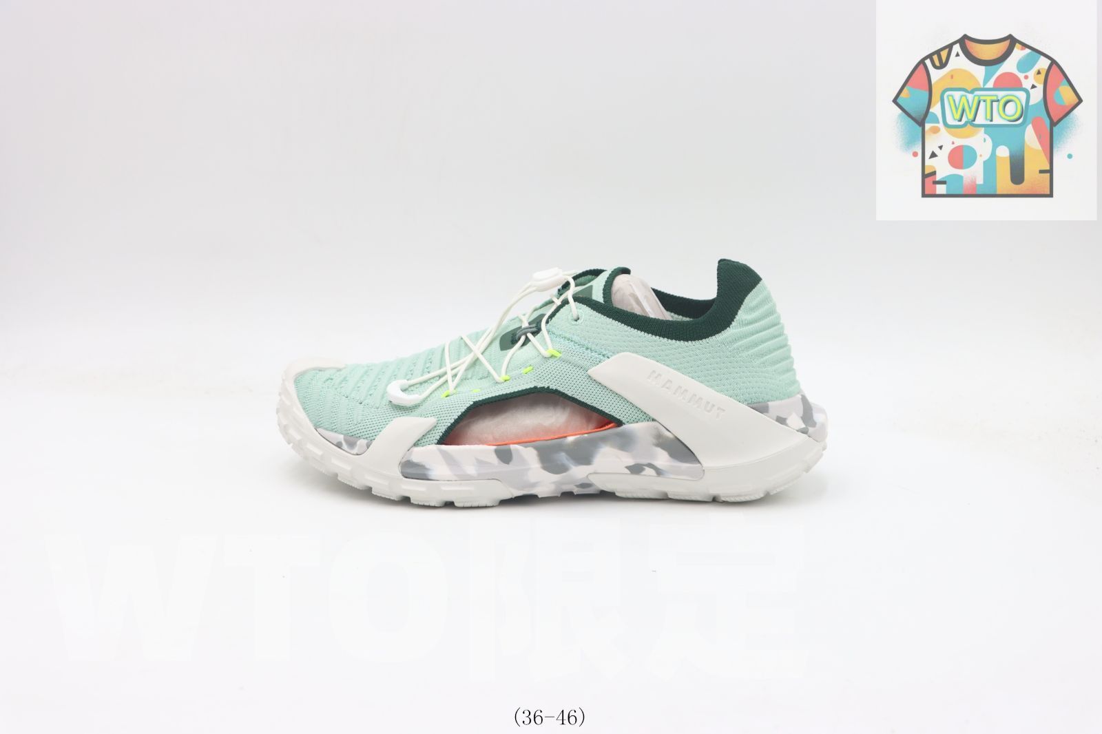 今日 MAMMUT マムート ウォーターシューズ ホワイトグリーン HF6413-100