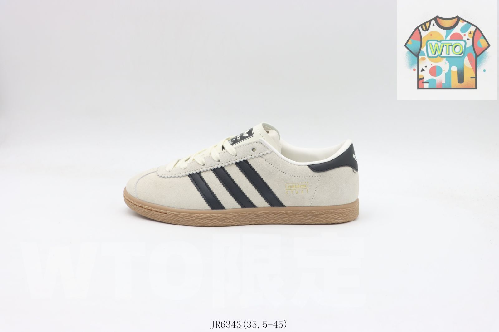 今日 Adidas アディダス クラシックス ロートップスケートシューズ ホワイトブラック JR 6343 WTO輸入2