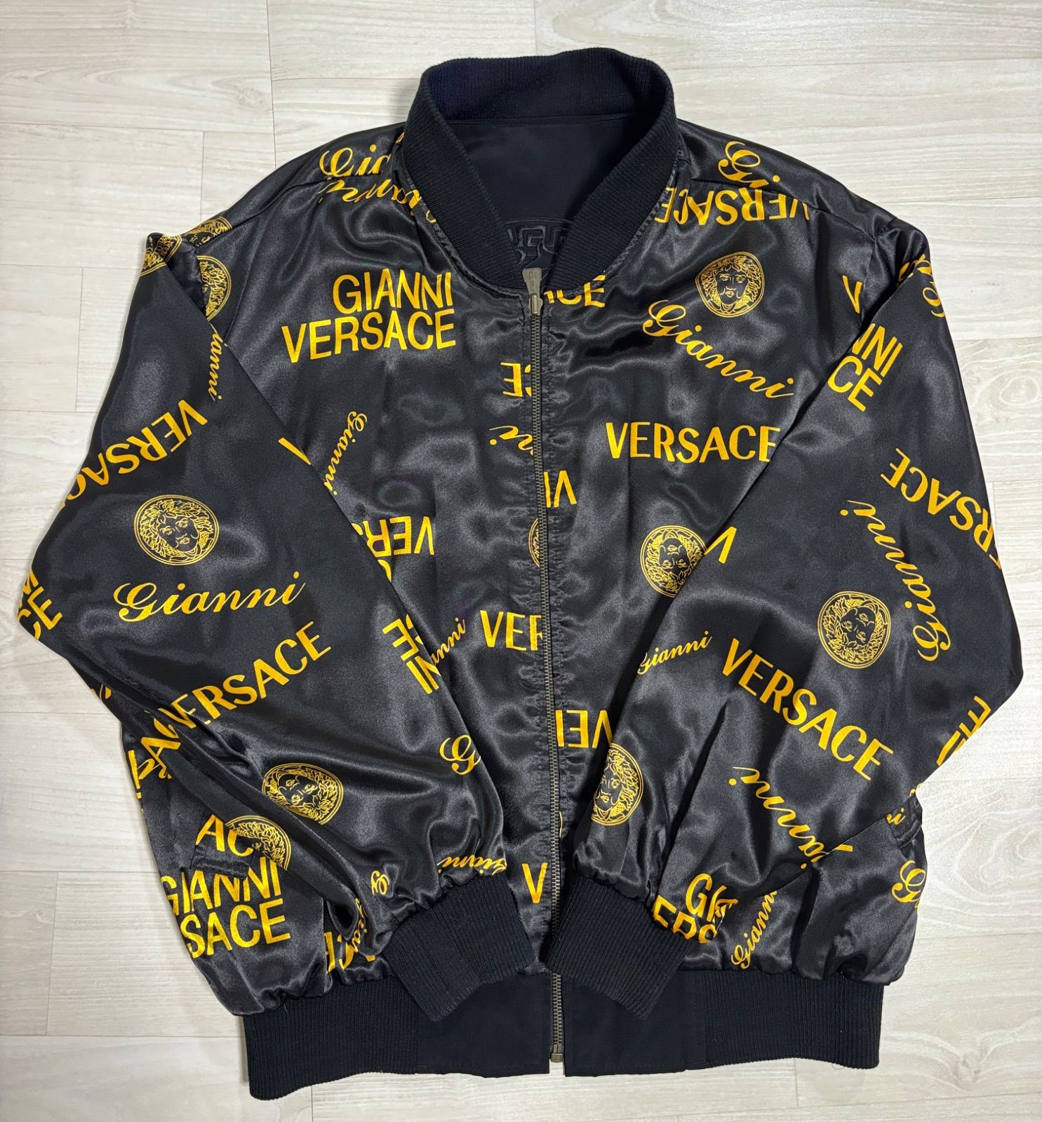 GIANNI VERSACE ヴェルサーチ ブルゾン リバーシブル メデューサ 刺繍