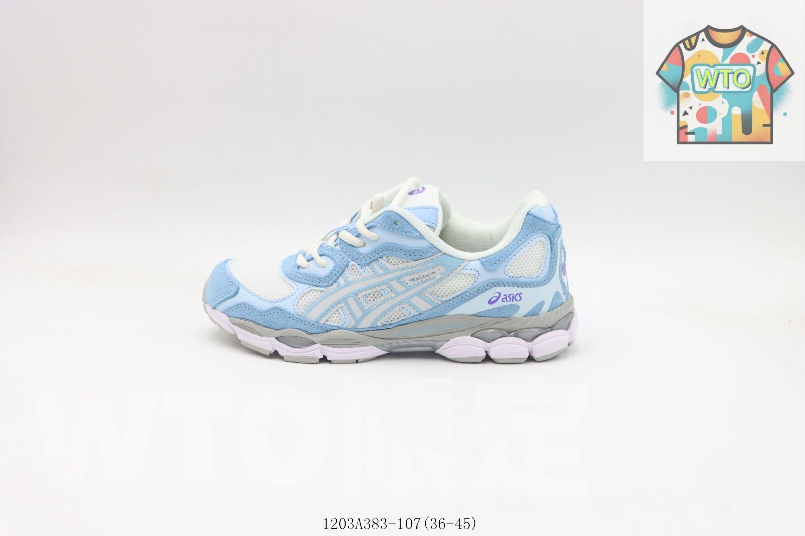 WTO通販 ASICS アシックス ランニングシューズ ブルー 107 WTO輸入 NYP 77
