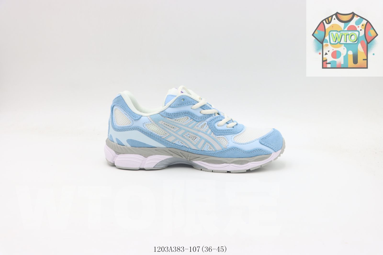 WTO通販 ASICS アシックス ランニングシューズ ブルー -107-WTO輸入-NYP 77