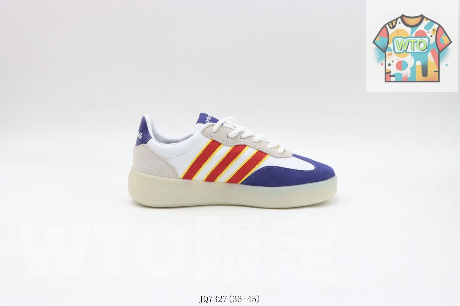 今日 Adidas アディダス ホワイトレッドブルー JQ7327