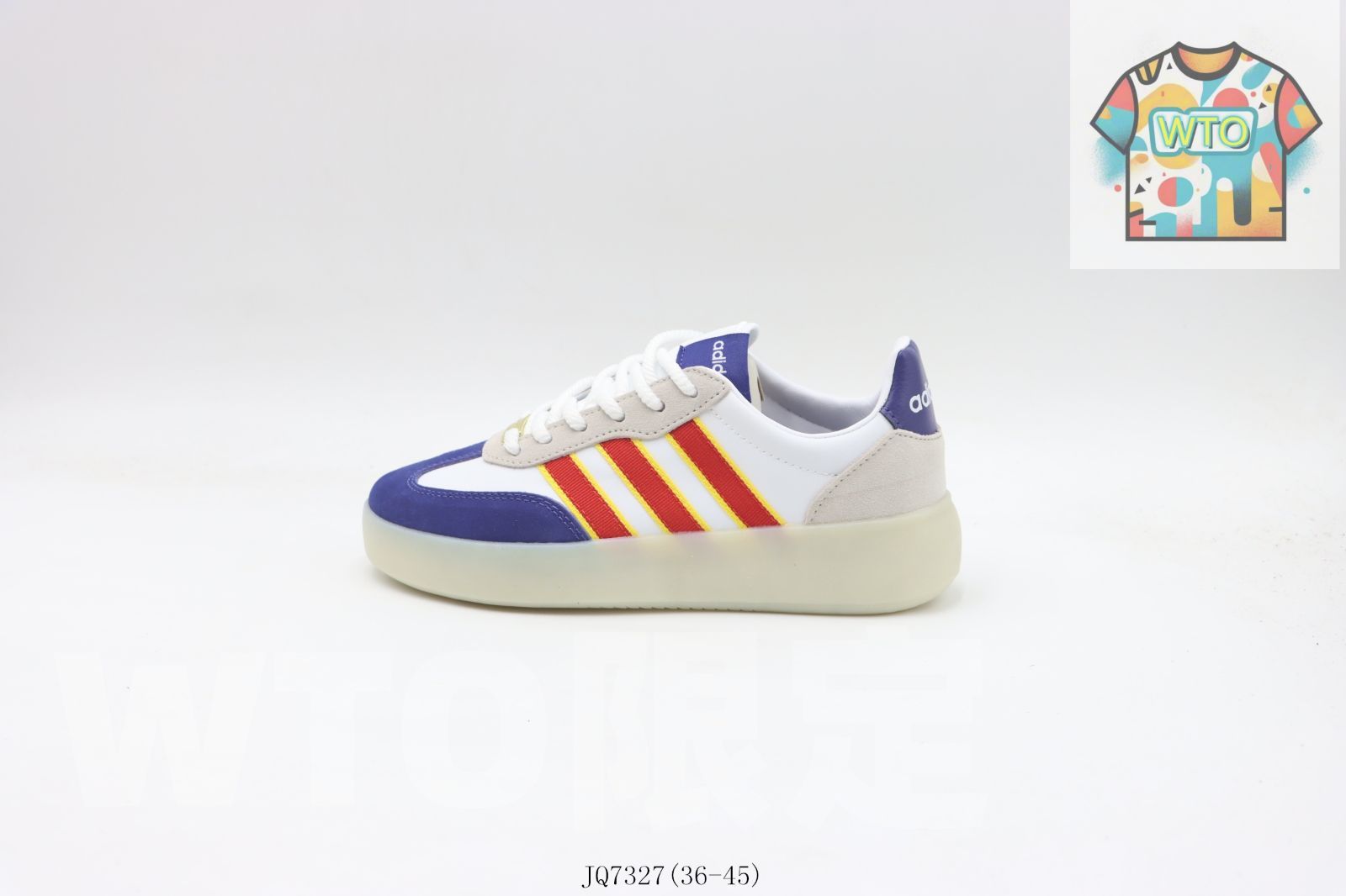 今日 Adidas アディダス ホワイトレッドブルー JQ7327