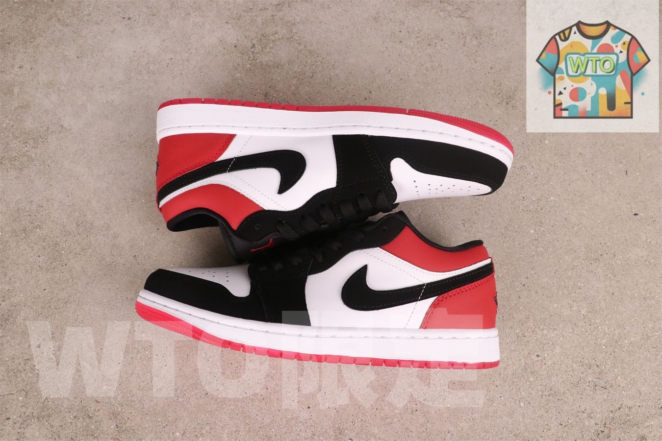  今日 Jordan エアジョーダン aj 1 Low IB 8971-106 白赤-WTO輸入2 スニーカー 靴