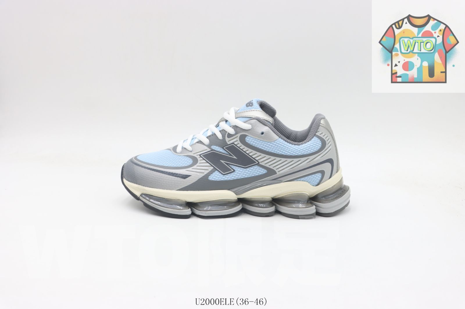 WTO通販 Balance ニュー ンス レジャーシューズ グレーブルー -WTO輸入-QHS 06