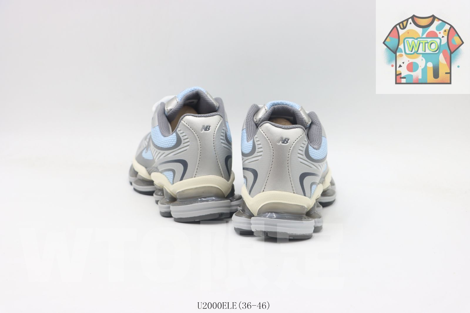 レジャーシューズ グレーブルー