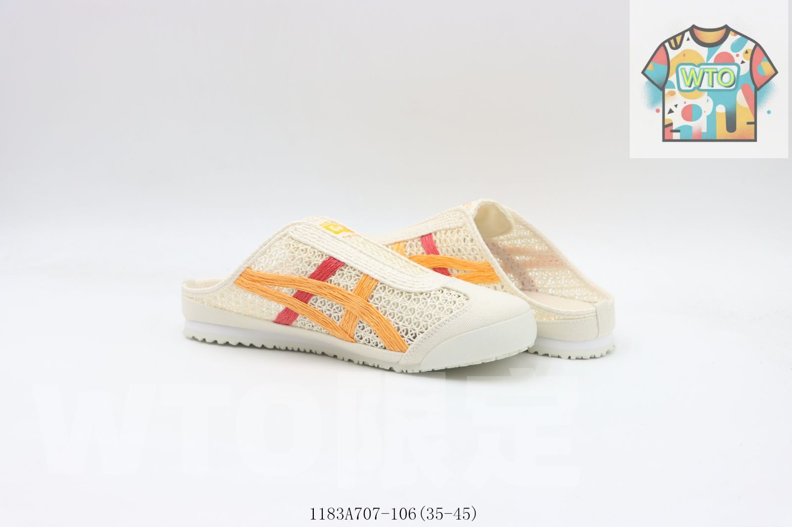  今日 ASICS アサイックス サミードレス ホワイトオレンジレッド -106-WTO輸入2 スニーカー 靴