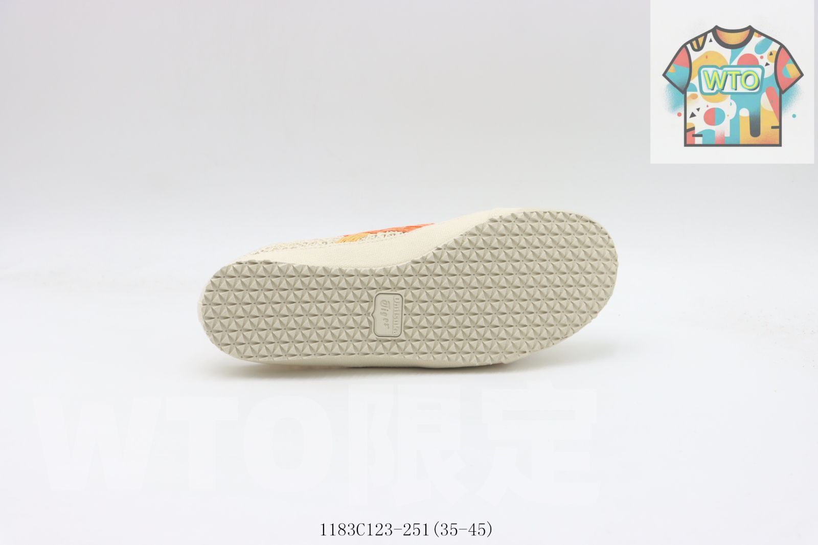  今日 ASICS アサイックス サミードレス ホワイトオレンジ -251-WTO輸入2 スニーカー 靴