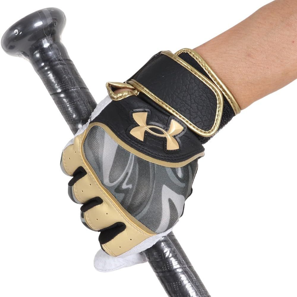  アンダーアーマー UA UNDENIABLE PRO BATTING GLOVES Black G SM S その他 野球
