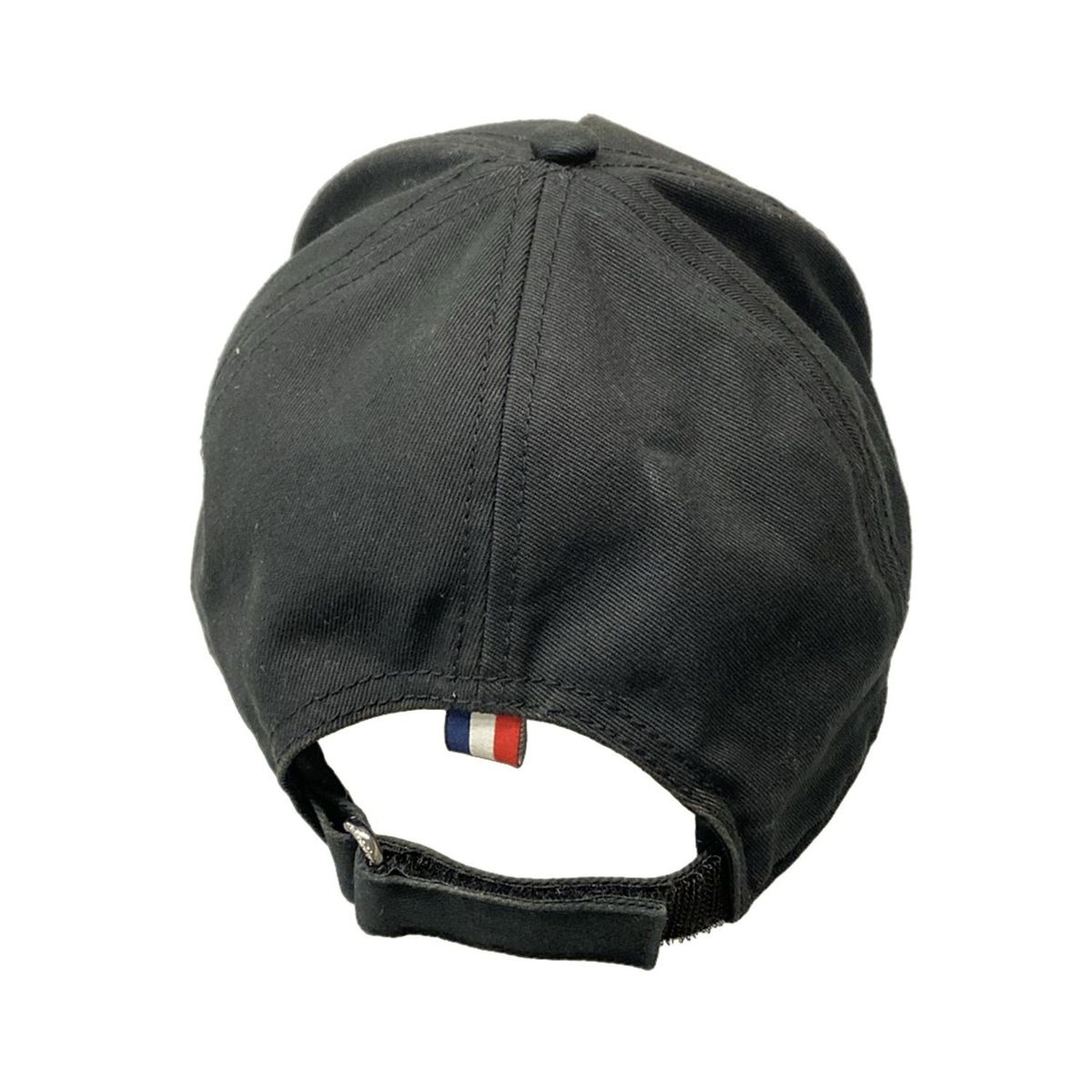  MONCLER モンクレール キャップ UNI ベースボールキャップ 黒×白 コットン ベースボールキャップ キャップ