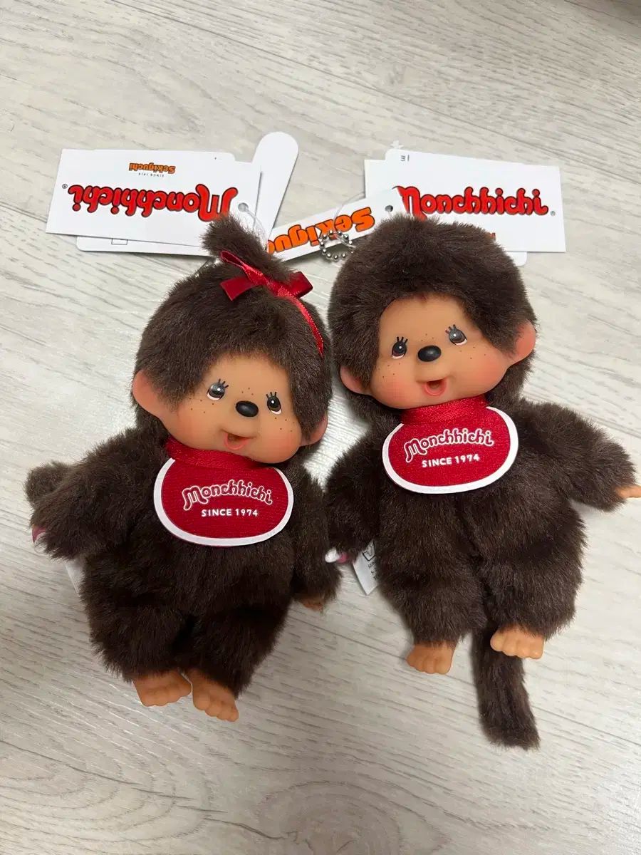 セット モンチッチ 男の子 女の子 キーホルダー