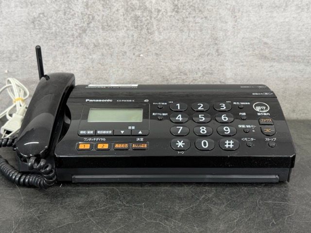 おたっくす パーソナルファックス Panasonic パナソニック KX PW 308 DL 子機1台付き FKN 526 ブラック 電話機 514775