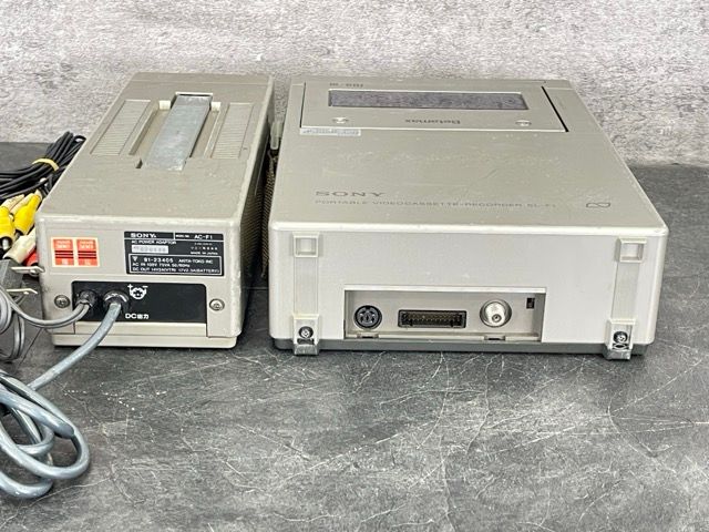 ビデオカセットレコーダー ジャンク SONY ソニー Betamax SL-F1 AC-F1 ACパワーアダプターセット ベータマックス 514709 ANARI_COM_TR