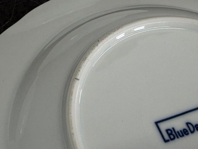 Blue Danube プレート4枚セット 1枚破損有り ブルーダニューブ 洋食器 丸皿 約24cm 514773 WWW_OPDRERGINERDOGAN_COM