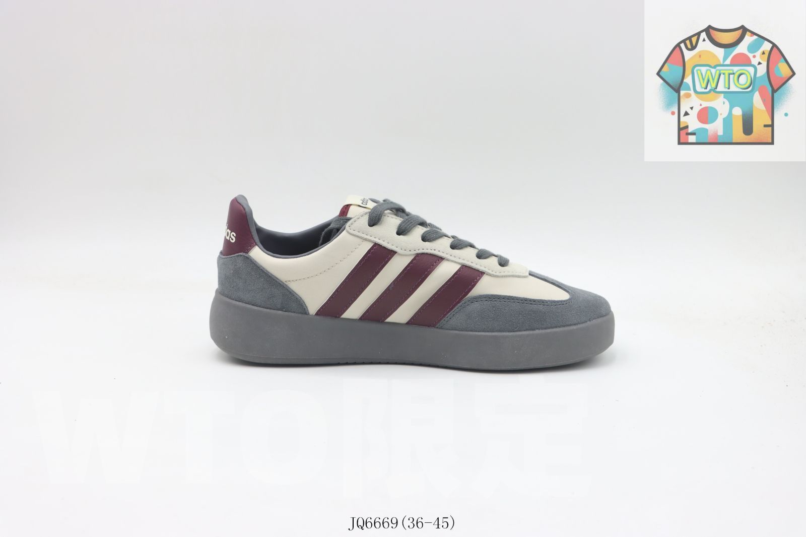 今日 Adidas アディダス クラシックスロートップスケートシューズ ホワイトグレーレッド JQ6669