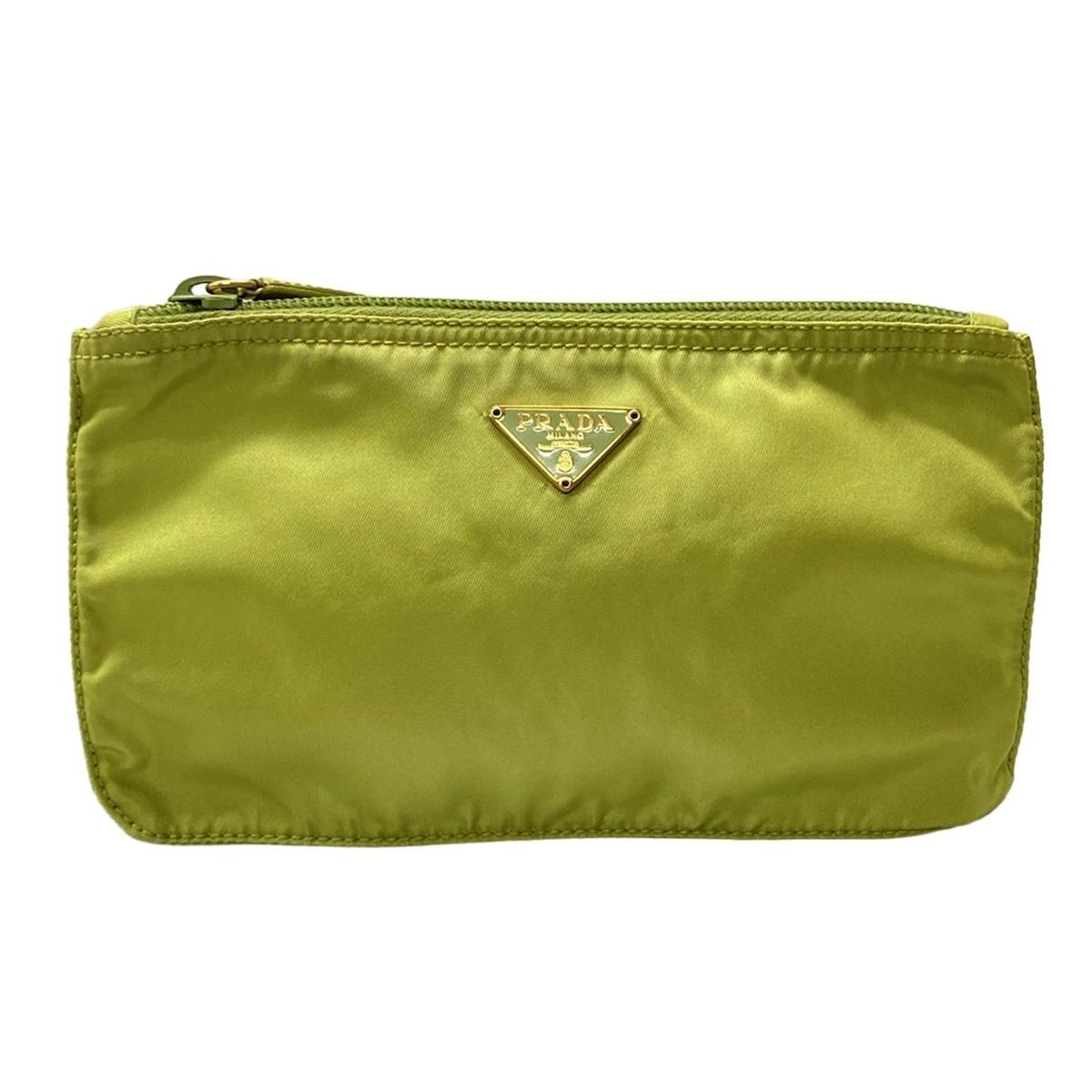 PRADA プラダ ポーチ - ライトグリーン
