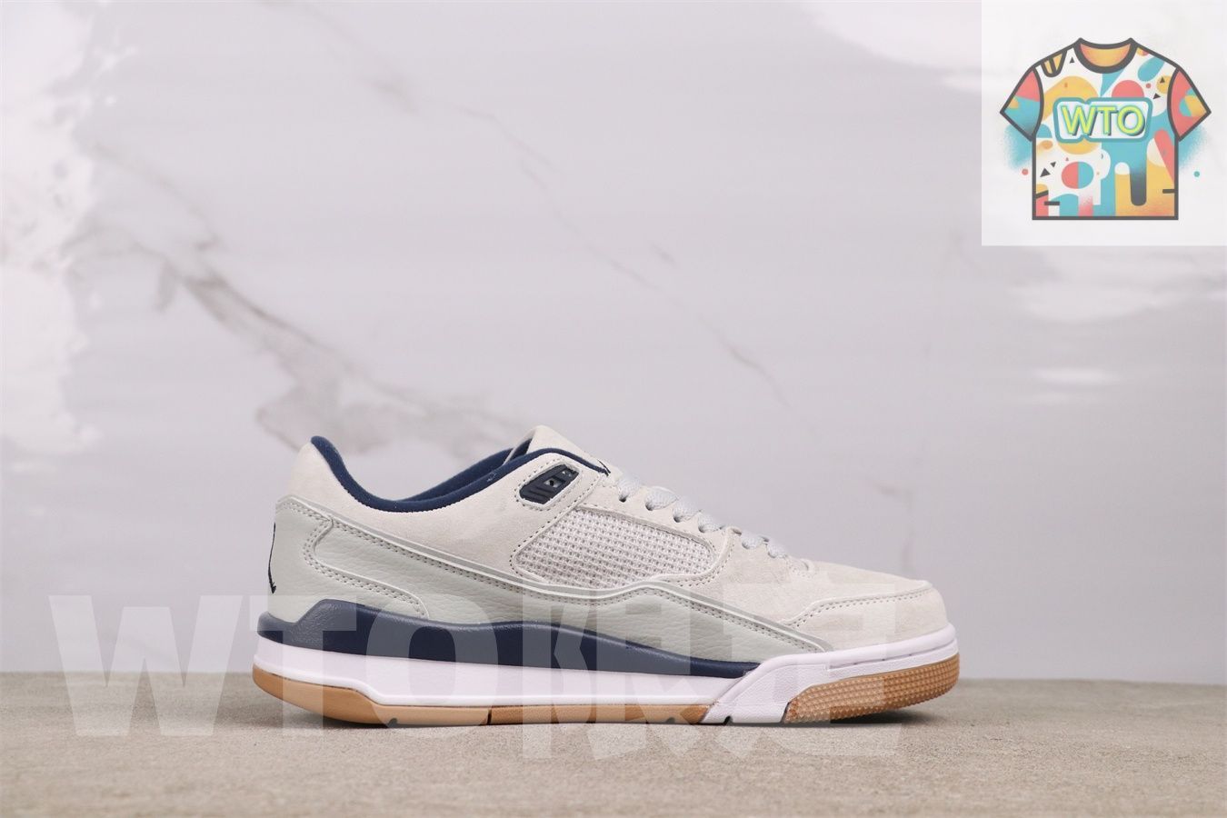 今日 Nike ナイキ Jordan Flight Court Navy HF3255-004 ネイビーブルー