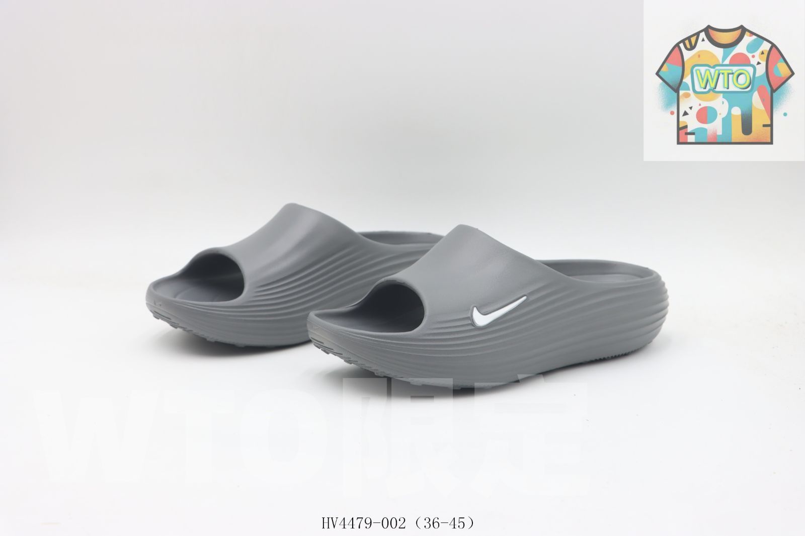  今日 Nike ナイキ スリッパ グレー HV 4479 002 スニーカー 靴