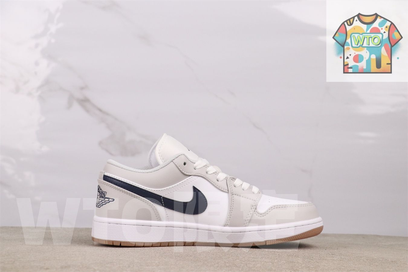 今日 エアジョーダン Air Jordan AJ1 553558-146 ホワイト - グレー White - Gray-WTO輸入2