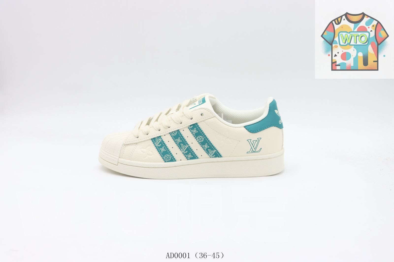 今日 Adidas アディダス クラシックス スーパースター ロートップスケートシューズ ホワイトブルー AD0001