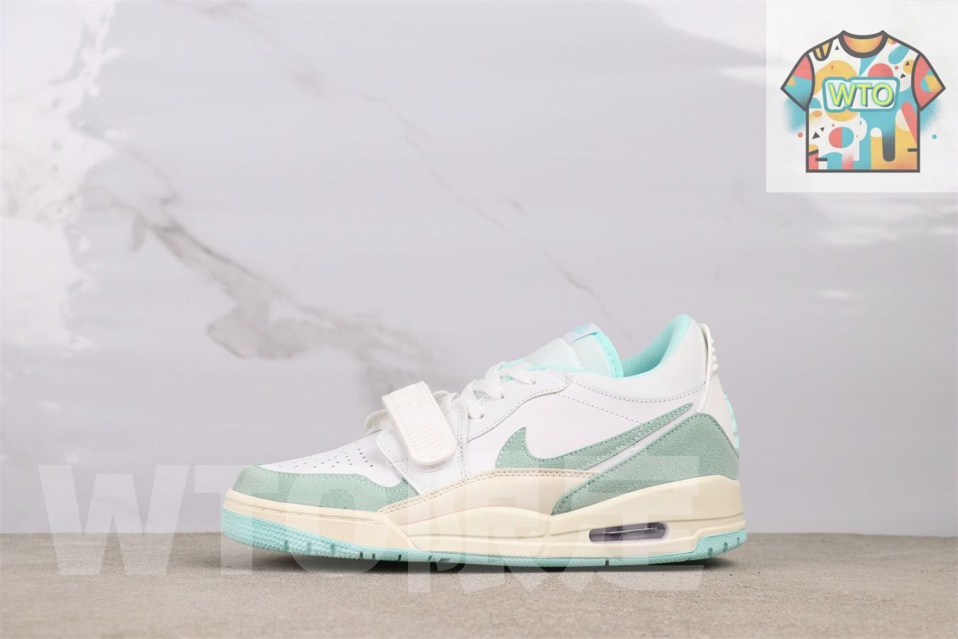 今日 Air Jordan FQ7827 - 103 ミントグリーン-WTO輸入2