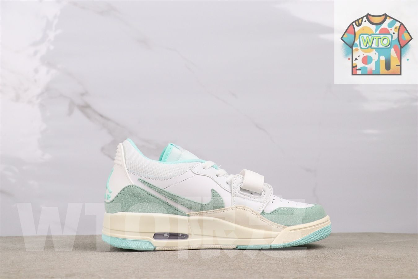 今日 Air Jordan FQ7827 - 103 ミントグリーン-WTO輸入2