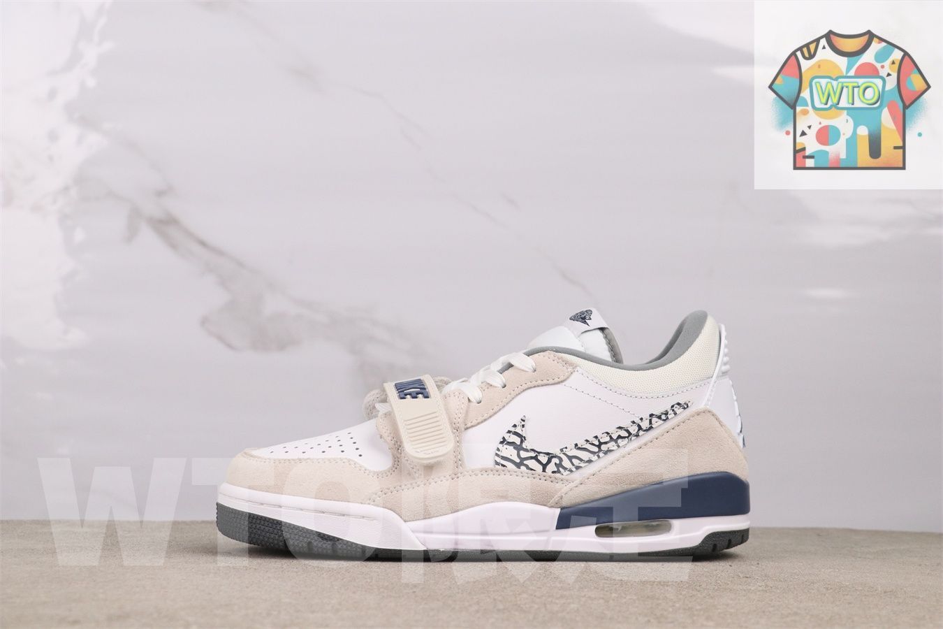 今日 Air Jordan Legacy 312 Low CD7069 - 124 ライトグレーブルー-WTO輸入2