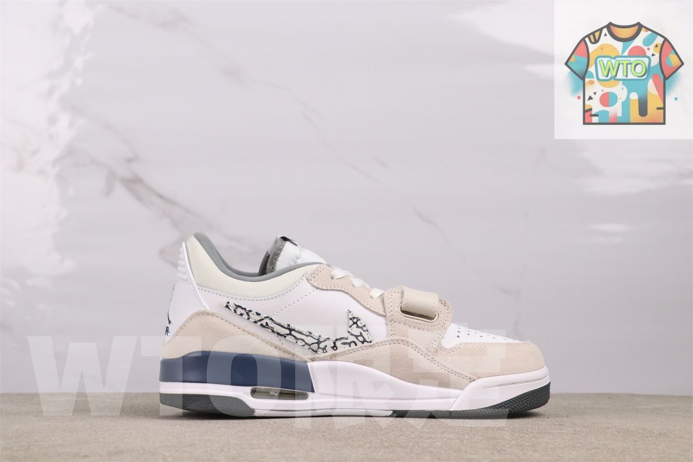 今日 Air Jordan Legacy 312 Low CD7069 - 124 ライトグレーブルー-WTO輸入2