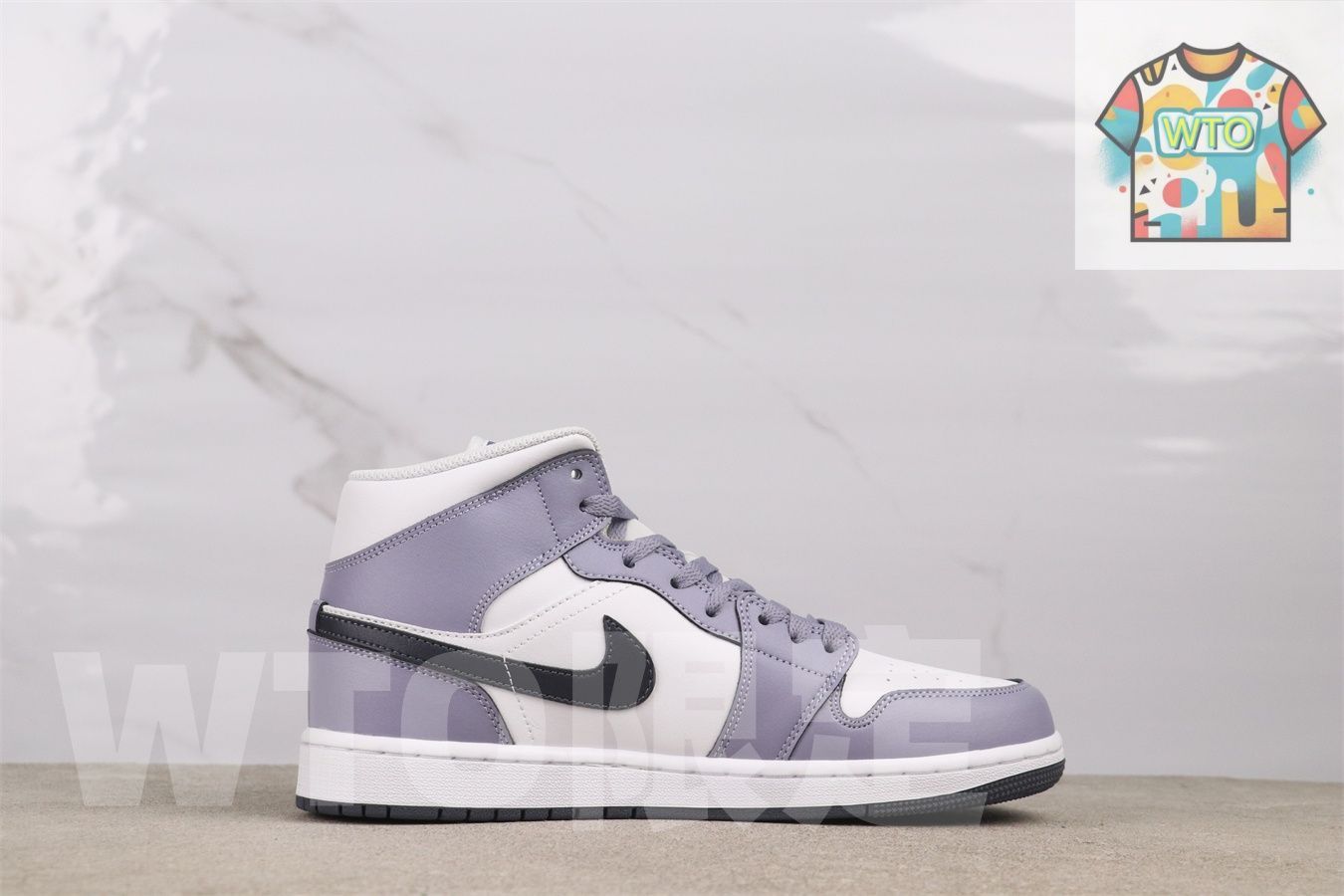 今日 Air Jordan 1 DQ8426 - 145 スモークパープル-WTO輸入2