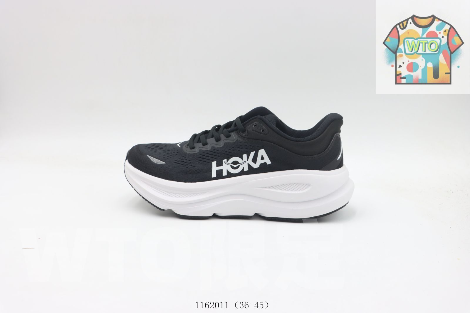 今日 HOKA ONE ONE ホカ ワン ワン シューズ ブラックアンドホワイト 1162011